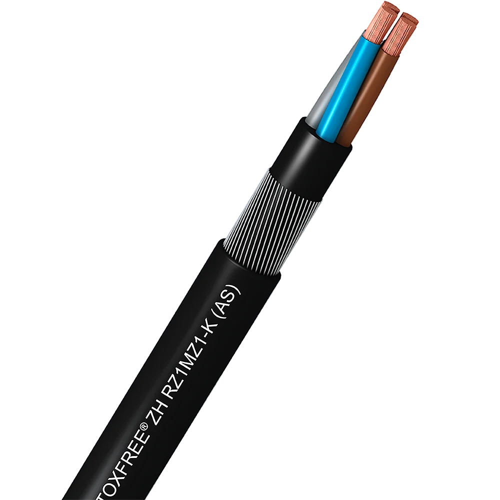 RZ1MZ1-K — LSZH armoured cable with galvanized steel wire armour (ATEX).