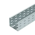 100mm Height Cable Tray — Available in hot-dip galvanized, fire-retardant powder coated, and standard powder coated finishes. Perforated design for heavy or medium-duty use.